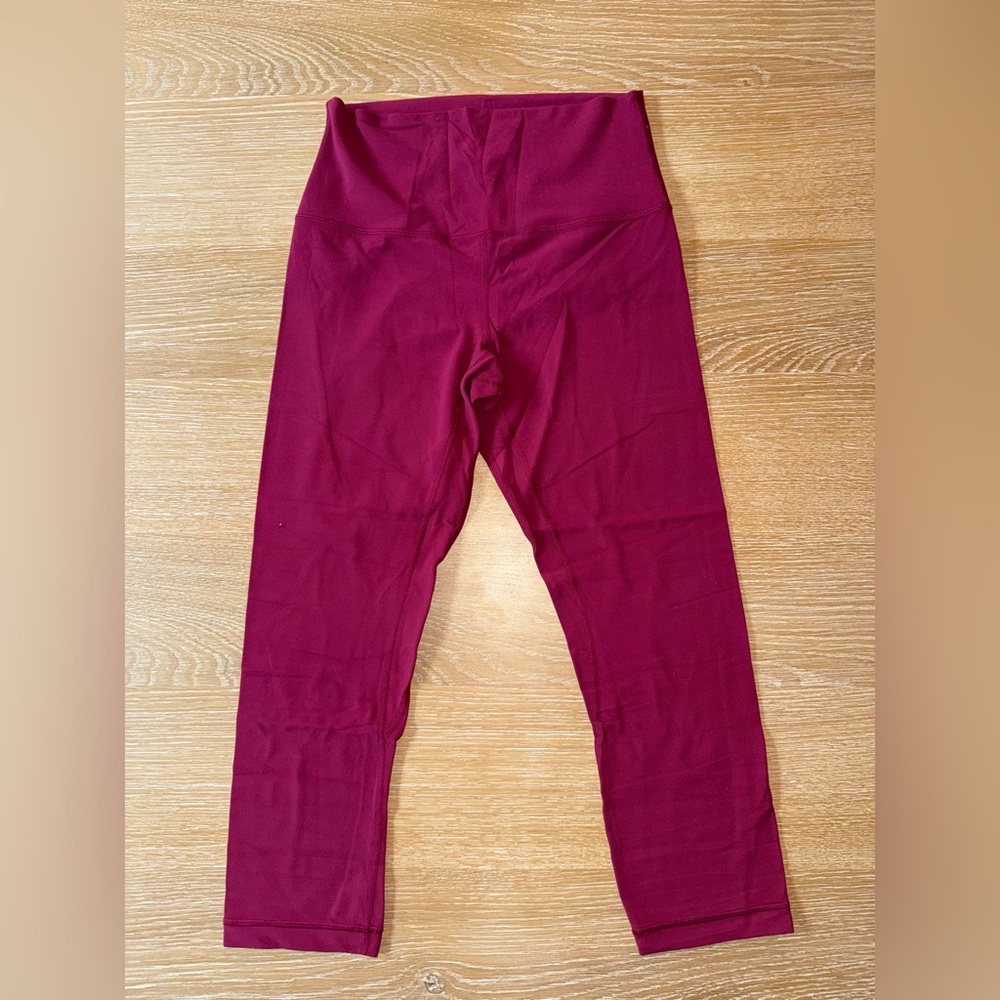 LuluLemon Align High-Waist Burgundy Leggings
